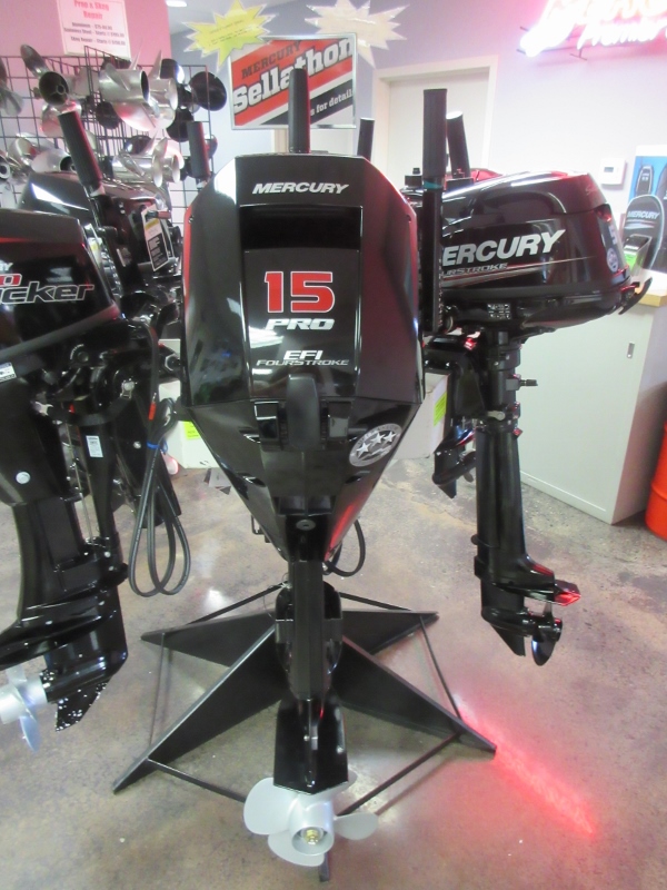 Mercury 15hp EFI FourStroke BF ProKicker (Electric Start, Pwr Tilt